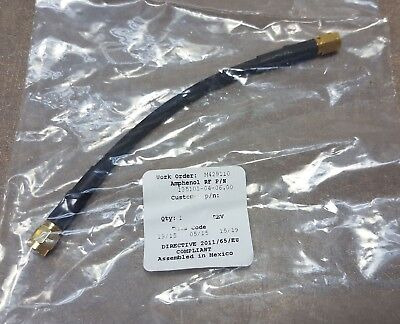 Amphenol Rf 135101-04-06 Coaxial Cable Assembly, Rg-58,  Ssc