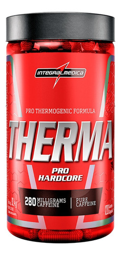 Termogênico Therma Pro Hardcore 280mg Cafeína 120 Cápsulas