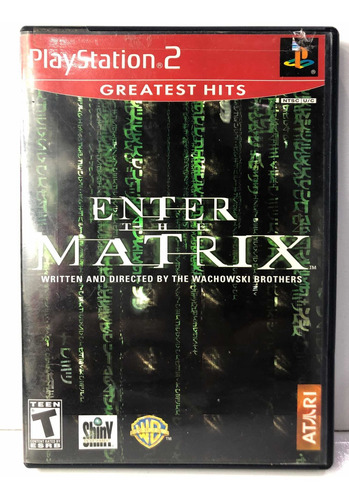 Jogo Enter The Matrix Ps2 Original Seminovo Usado