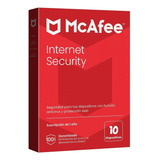Mcafee Internet Security 10 Dispositivos 1 Año/cta. Personal