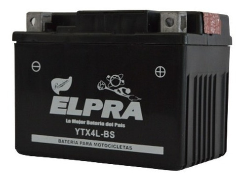 Bateria Elpra Ytx4l-bs Acido Incluido C/caja