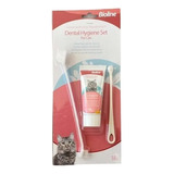 Set De Higiene Dental Con Cepillo Para Gatos Bioline 