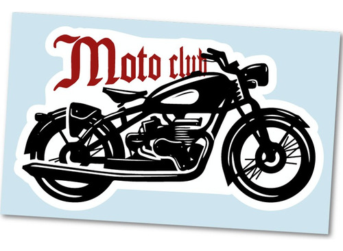 Casco Laptop Calcomanía  Motocicleta Club Sticker Para Auto