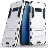 Funda Para Samsung Galaxy S10, Plateado/resistente/soporte