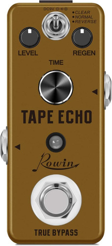 Rowin Tape Echo Delay Digital Pedal De Efectos De Guitarra .