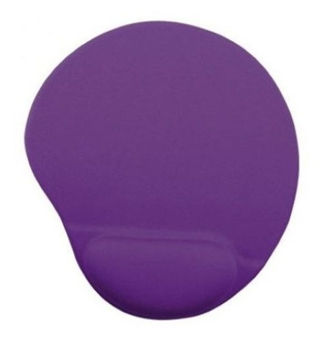 Mouse Pad Brobotix 500074m Morado Con Descansa Muñecas /v Diseño Impreso Liso