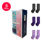 Medias Panty Unisex Niños Bambú Mike`s Pack 3