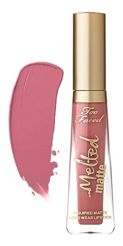 Labial Líquido Matte Liquified Too Faced Poppin´ Corks Color Rosa