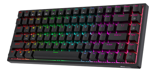 Rk Royal Kludge Rk84 Teclado Mecánico Inalámbrico Rgb 75% 84