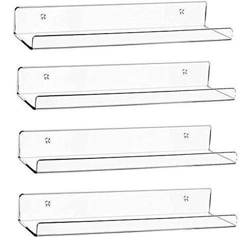 Cerpourt Estante De Repisa De Pared Flotante De Acrilico, E