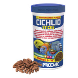 Ração P/ Tartarugas Aquáticas Anfíbios Prodac Cichlid Sticks