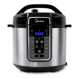 Panela De Pressão Elétrica 6 L Mastersteam Inox Midea Cor Cinza 110v