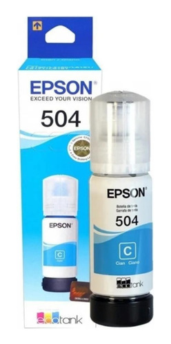 Tinta Epson 504 Orig Ama Cyan O Mag L4150 4160 Caja Cerrada