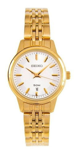 Reloj Seiko Sur892p1 Analógico Acero Dorado Mujer