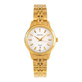 Reloj Seiko Sur892p1 Analógico Acero Dorado Mujer