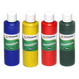 Kit 4 Pigmento Líquido Para Cosméticos Saboaria 100ml