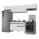 Armário Cozinha Compacta 4 Pçs Mp3697.964 Veneza Bco