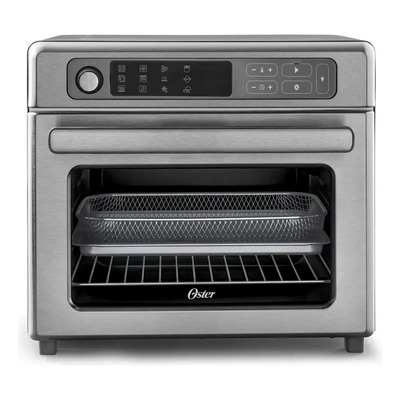 Horno Con Freidora De Aire Digital TSSTTVDAF1 22l Y Revestimiento Color Plateado Oster® | Meses sin interés