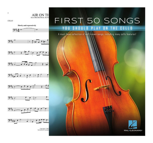 Partituras Cello 50 Canciones Principiante 2020 Digital