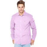 Camisa Lisa Algodón Lacoste Ch3266 Hombre