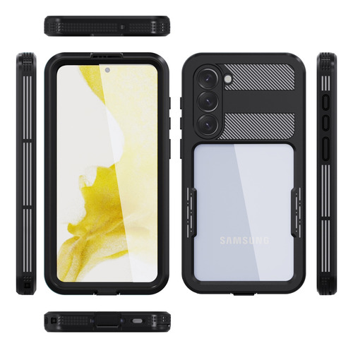 Capa Prova Dagua P/galaxy S24 S23 S22 S21 Ultra Proteção 360