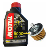 Kit Service Yamaha Fz Fz16 Fi Filtro Aceite Motul 20w50