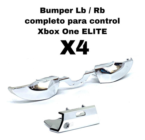 4x Botón Bumper Rb Lb Mas Soporte Control Xbox One Elite