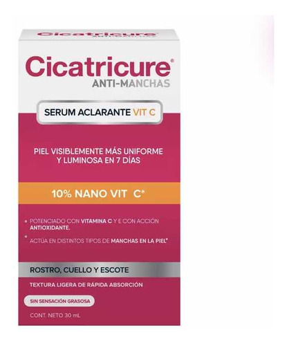 Cicatricure Sérum Aclarante Vit C 30ml