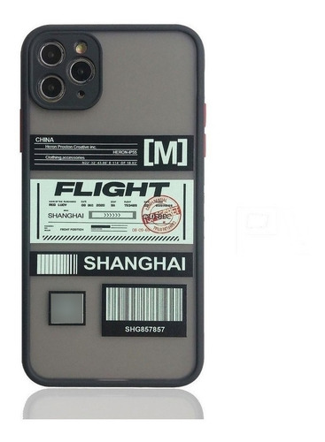 Funda Case Generica P/ iPhone Boleto Ticket Avion China Tpu