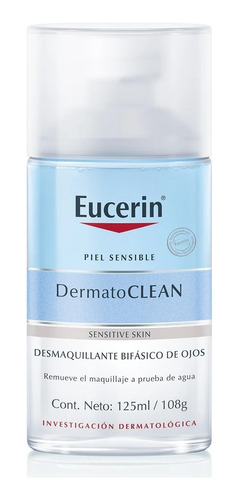 Eucerin Dermatoclean Desmaquillante Bifásico De Ojos 125ml