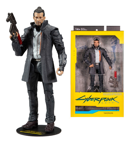 Cyberpunk 2077 Takemura Figura Mcfarlane Toys Orig