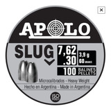 Balines Puntas Apolo Slug Cal 7.62 Mm 60 Grains X 100 Unidad