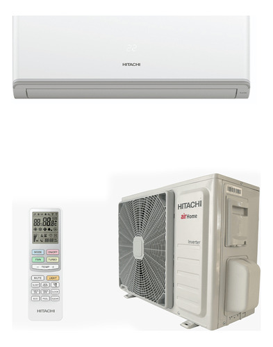 Ar Condicionado Hw Inverter Hitachi Airhome 9k Qef 220v R-32