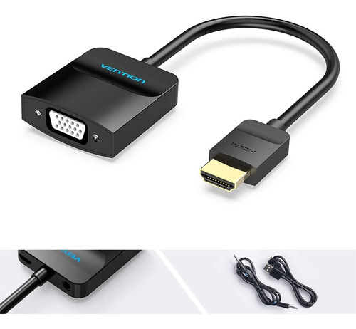 Adaptador Vention  Hdmi A Vga Macho A Hembra, 1080p