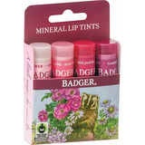 Badger Minerales Tintes Lip - 4 Paquete