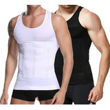 Set X2 Faja Polera Reductora Hombre Poleras Compresion Reduc