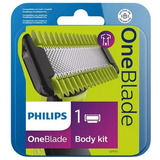 Refil Oneblade Philips Body Kit Lâmina Pente Corpo Qp610/50
