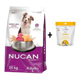 Alimento Nucann Perro Adulto 25 Kilos + 1 Treats Nupec 180g.
