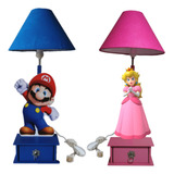 Lámpara De Cajón Económica Personaje Mario Y Princesa Peach