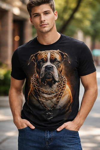 Camiseta Camisa Cachorro Rottweiler Snoop Dogg 3d | Parcelamento sem juros