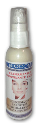 Emulsion Reafirmante Biocom Antioxidante Q10 Facial 45 Ml