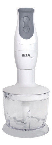 Batidora De Inmersión Disa Home Bat-mul Blanca Y Gris 110v 200w