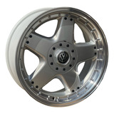 Kit 4 Rodas Aro 17x7 Vw Saveiro Summer 4x100 C/a