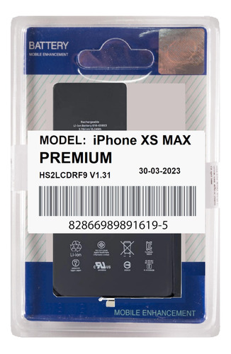 Battria Compatível iPhone XS Max + 3164 Mah + Maior Duração!