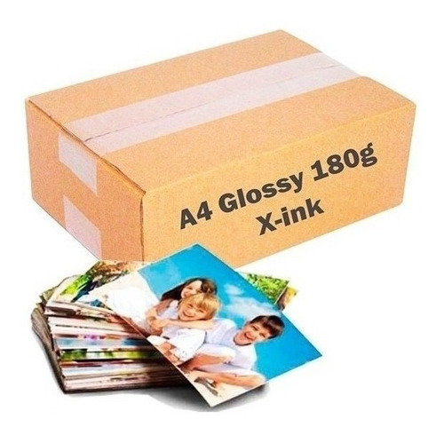 Papel Fotográfico 180g Glossy A4 À Prova 100 D´água Folhas