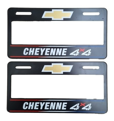 Porta Placas Cheyenne Silverado Pick Up Chevrolet Solo Numer