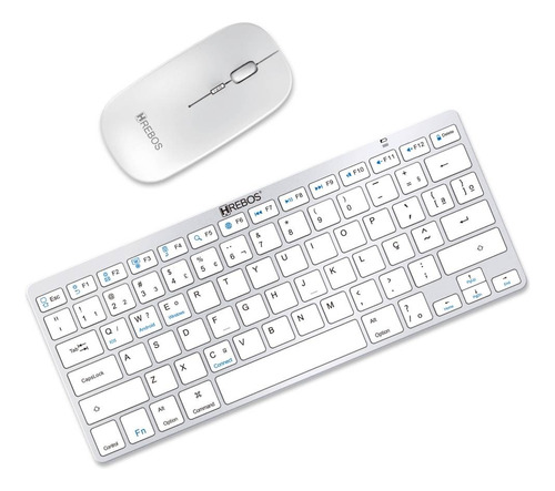 Teclado + Mouse Wireless Desing Moderno Hs-750k H-rebos