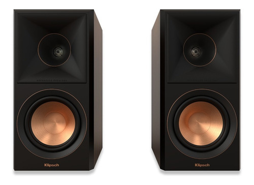 Par De Caixa Bookshelf Klipsch Rp-500m Serie 2 Cor Marrom