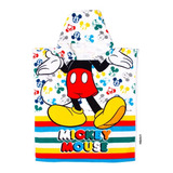 Poncho Toalla Toallon Microfibra Piñata Mickey Mouse Disney