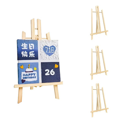 1 Caballete 40cm Soporte Pintar Dibujo Lienzo Bastidor Beige